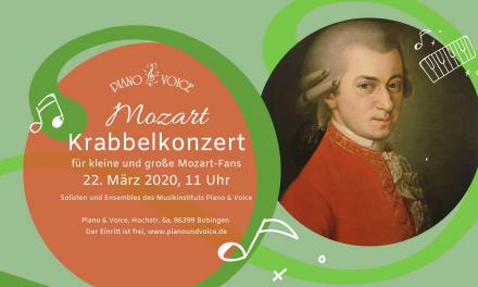 22. März 2020 um 11 Uhr Mozart-Krabbelkonzert