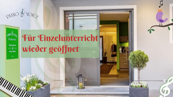 Wir starten wieder mit Einzelunterricht