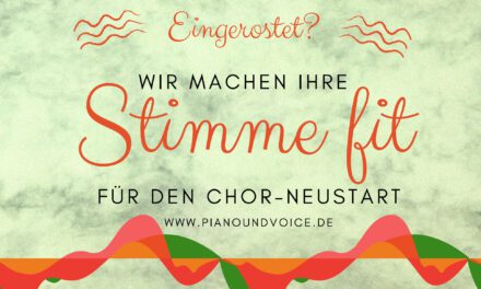 Stimmbildung für den Chor-Neustart