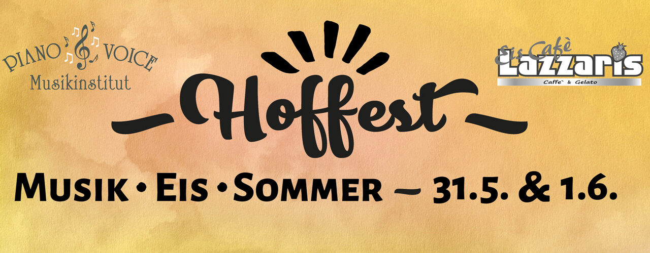 Hoffest 2025 bringt Musik, kreatives Vergnügen und Genuss