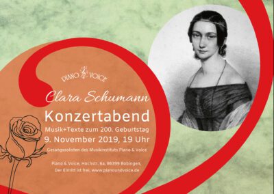 Clara Schumann Konzertabend 2019