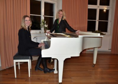 Beim Werkstattkonzert im Schlösschen 2017