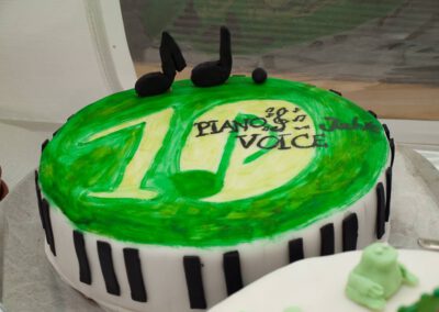 Torte Zehn Jahre Piano und Vo ice 2016