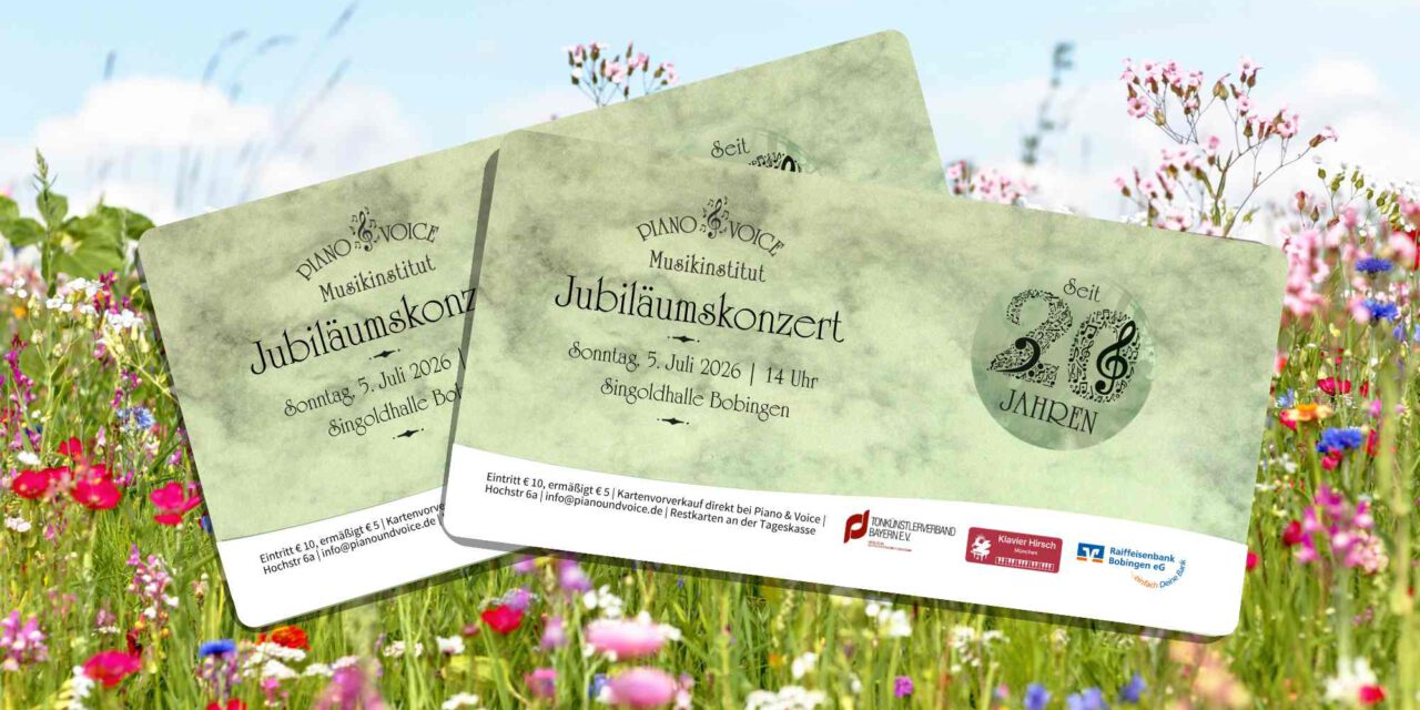 Jubiläumskonzert am 5. Juli 2026